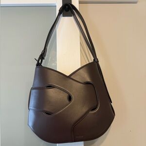 Polene Nodde Hobo in Smooth Ebony